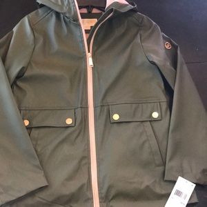 Michael Kors lined rained jacket